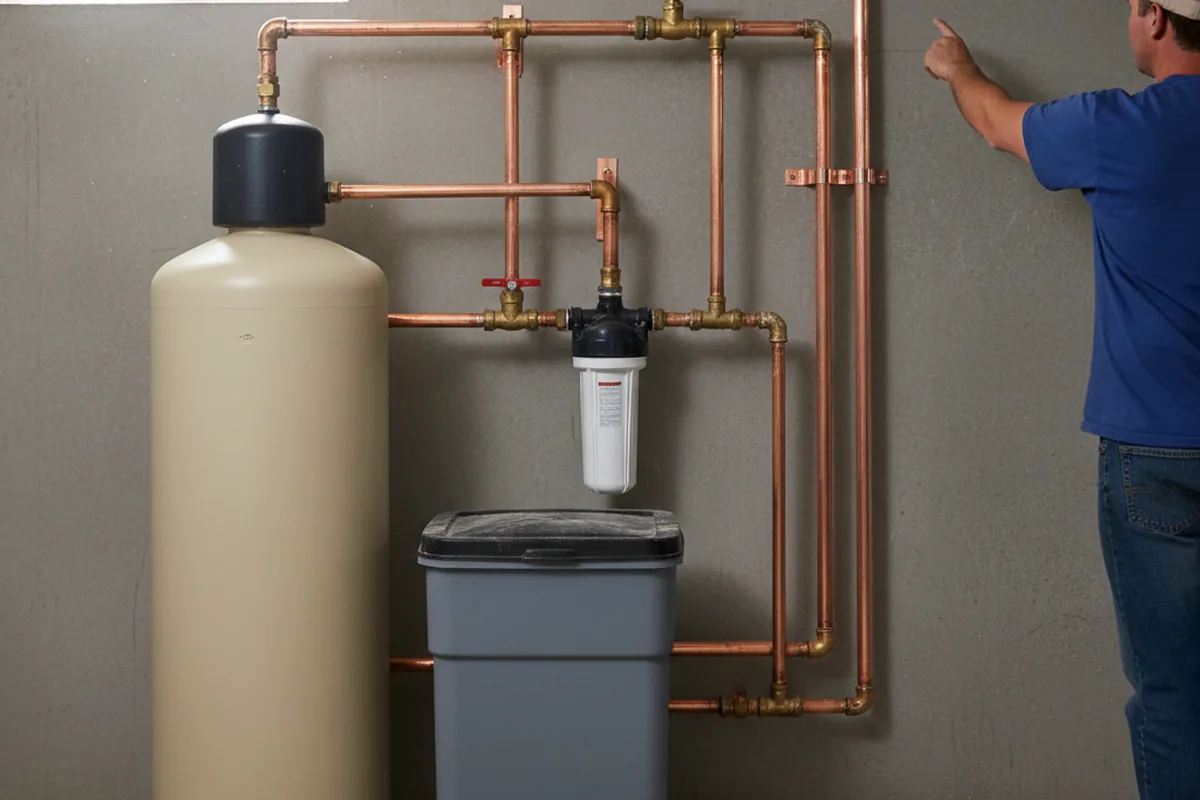 Whole-house water treatment system installed in Indian Head